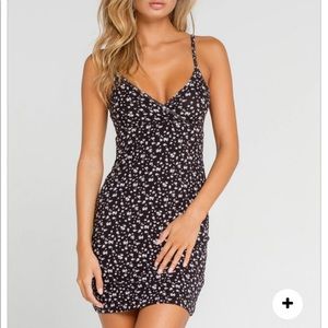 NWT IVY & MAIN Black Bodycon Dress